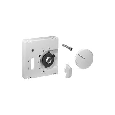 Alre-it 55x55mm Weiß Thermostatabdeckung - Regler Alre-it 55x55mm Weiß Thermostatabdeckung - Regler