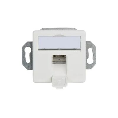 Anschlussdose, alpinweiß AMJ45/B 8 K Up/50 Cat.6A(IEC), Bodentankeinbau, 1xRJ45, 1 Stück Telegärtner Anschlussdose, alpinweiß AMJ45/B 8 K Up/50 Cat.6A(IEC), Bodentankeinbau, 1xRJ45, 1 Stück Telegärtner