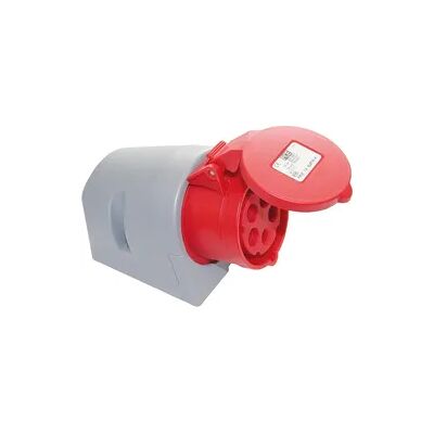 PCE Wandsteckdose - 5-polig, 400V, IP44 PCE Wandsteckdose - 5-polig, 400V, IP44