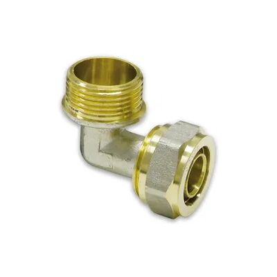 Klemmringverschraubung Schraubfitting Pipetec, Winkel 90° mit Außengewinde (AG) (Ausführung: 20 - 3/4''AG) Klemmringverschraubung Schraubfitting Pipetec, Winkel 90° mit Außengewinde (AG) (Ausführung: 20 - 3/4''AG)