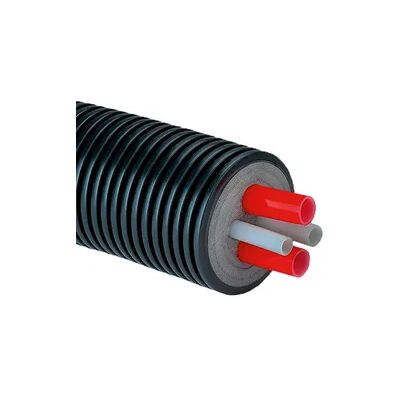 Armacell Fernwärmeleitung Kombirohr, 2 Heizungsrohre, 1 Warmwasserleitung, 1 Zirkulationsleitung (Ausführung: Ø145 mm. 2x25x2.3 - 25x3.5 - 20x2.8) Armacell Fernwärmeleitung Kombirohr, 2 Heizungsrohre, 1 Warmwasserleitung, 1 Zirkulationsleitung (Ausführung: Ø145 mm. 2x25x2.3 - 25x3.5 - 20x2.8)