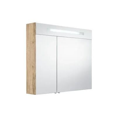 Spiegelschrank m. bel. Blende 2 Türen Asteiche 900x740x160 mm Evenes Spiegelschrank m. bel. Blende 2 Türen Asteiche 900x740x160 mm Evenes