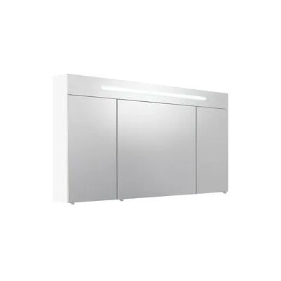 Spiegelschrank m. bel. Blende weiß matt 3 Türen 1200x740x160 mm Evenes Spiegelschrank m. bel. Blende weiß matt 3 Türen 1200x740x160 mm Evenes