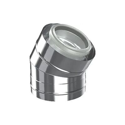 Bosch Abgasbogen konzentrisch DN80/125 Edelstahl 30° Bosch Abgasbogen konzentrisch DN80/125 Edelstahl 30°