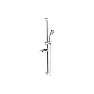 Brause-Set Optima 900 mm, 3 Strahlarten Ø 85 mm mit Seifenschale chrom Evenes Brause-Set Optima 900 mm, 3 Strahlarten Ø 85 mm mit Seifenschale chrom Evenes