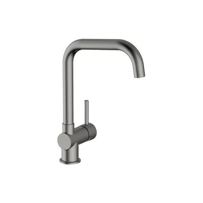 Spültischmischer Nevado rund mit Schwenkauslauf, Ausladung 192 mm, brushed nickel Evenes Spültischmischer Nevado rund mit Schwenkauslauf, Ausladung 192 mm, brushed nickel Evenes