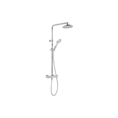 Brause-System Evica Handbrause, Kopfbrause Ø 200 mm und Thermostat chrom Evenes Brause-System Evica Handbrause, Kopfbrause Ø 200 mm und Thermostat chrom Evenes