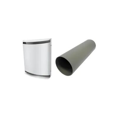 Bosch LRE160W Weißes Metall Lüftungsgitter - 500 mm Kanal - Für Vent 2000 D Bosch LRE160W Weißes Metall Lüftungsgitter - 500 mm Kanal - Für Vent 2000 D