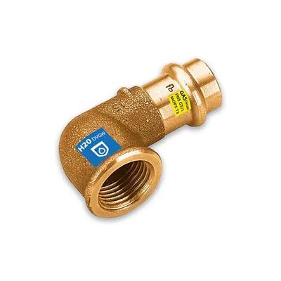 FRABO Kupfer Press Kombifitting Winkel 90° mit IG, DVGW, Kontur V, verschiedene Varianten (Ausführung: 18 - 1/2''IG) FRABO Kupfer Press Kombifitting Winkel 90° mit IG, DVGW, Kontur V, verschiedene Varianten (Ausführung: 18 - 1/2''IG)