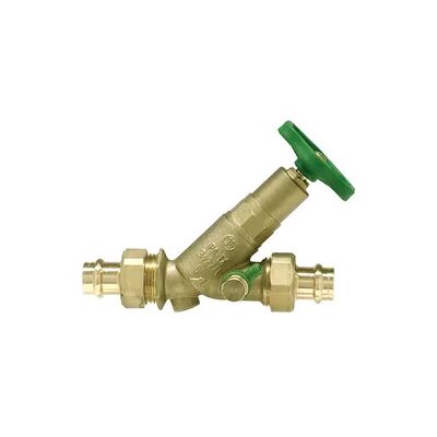 SCHLÖSSER Freistromventil mit Pressverschraubung-Viega DN 50/54mm nichtst. Spindel u.Entl. SCHLÖSSER Freistromventil mit Pressverschraubung-Viega DN 50/54mm nichtst. Spindel u.Entl.