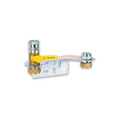 Montageset Gas-Zweirohrzähler mit Gasabsperr-Kugelhahn und Verschraubungen, DN 25 x G1 1/4'', Rohranschluß Rp 1'' (Ausführung: Thermischer Absperrsicherung HTB 650° / 30 Min) Montageset Gas-Zweirohrzähler mit Gasabsperr-Kugelhahn und Verschraubungen, DN 25 x G1 1/4'', Rohranschluß Rp 1'' (Ausführung: Thermischer Absperrsicherung HTB 650° / 30 Min)