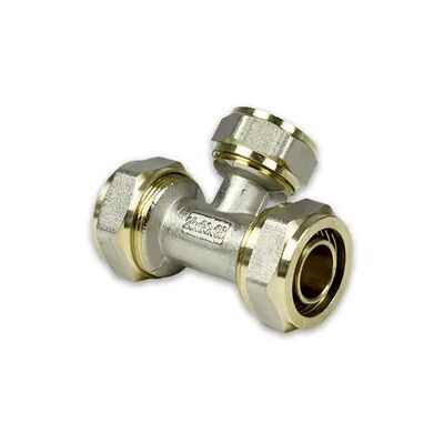 Klemmringverschraubung Schraubfitting Pipetec, T-Stück, Mittelabgang reduziert (Ausführung: 32 - 20 - 32 mm) Klemmringverschraubung Schraubfitting Pipetec, T-Stück, Mittelabgang reduziert (Ausführung: 32 - 20 - 32 mm)