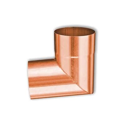 Rohrwinkelbogen 87° Grömo, Kupfer, verschiedene Größen (Ausführung: Ø 87mm) Rohrwinkelbogen 87° Grömo, Kupfer, verschiedene Größen (Ausführung: Ø 87mm)