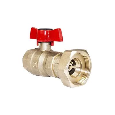 Herz Armaturen Kugelhahn für Pumpe mit Rückschlagventil, Herz, PN 25, ÜWM 1 1/2' IG Herz Armaturen Kugelhahn für Pumpe mit Rückschlagventil, Herz, PN 25, ÜWM 1 1/2' IG