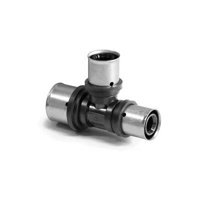 Pipetec Press T-Stück PPSU reduziert - DVGW zertifiziert / Kontur TH (Ausführung: 20 - 20 - 16 mm (VPE 50 Stk.)) Pipetec Press T-Stück PPSU reduziert - DVGW zertifiziert / Kontur TH (Ausführung: 20 - 20 - 16 mm (VPE 50 Stk.))