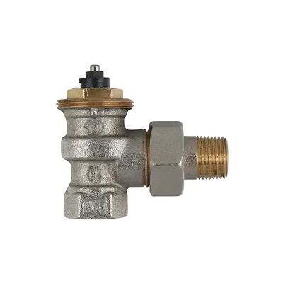 Anschlussset 1/2'' IG/AG winkelform für Heizkörper, inkl. Ventileinsatz, Thermostatkopf und Rücklaufverschraubung Anschlussset 1/2'' IG/AG winkelform für Heizkörper, inkl. Ventileinsatz, Thermostatkopf und Rücklaufverschraubung
