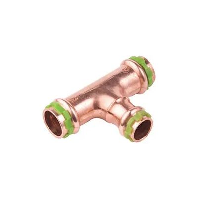 Buderus Logafix Kupfer T-Stück reduziert i/i/i 28x18x28 V-Kontur Buderus Logafix Kupfer T-Stück reduziert i/i/i 28x18x28 V-Kontur