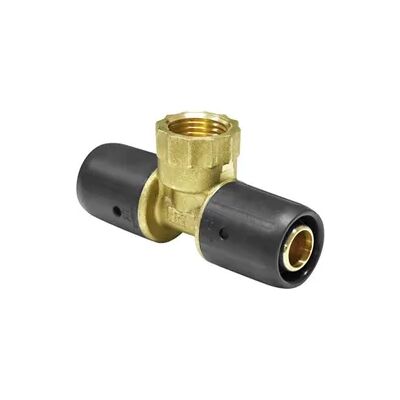 Steckfitting, Pipetec, T-Stück mit IG, DVGW-Zulassung (Ausführung: 20 - 1/4''IG - 20 mm) Steckfitting, Pipetec, T-Stück mit IG, DVGW-Zulassung (Ausführung: 20 - 1/4''IG - 20 mm)