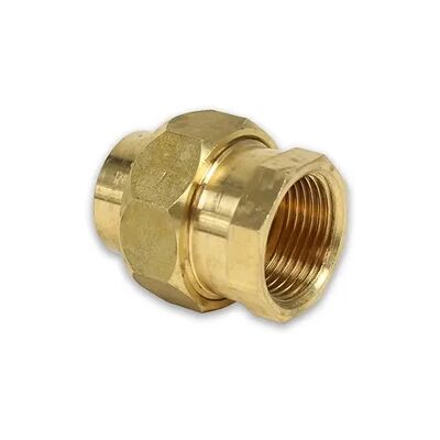 Pipetec Rotguss Lötfitting Verschraubung flach dichtend IG (Ausführung: 18 - 3/4''IG) Pipetec Rotguss Lötfitting Verschraubung flach dichtend IG (Ausführung: 18 - 3/4''IG)