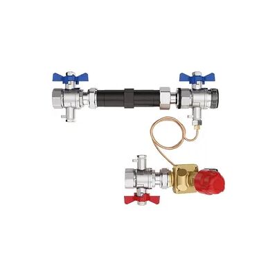Verteiler-Anschlussset Danfoss AB-PM vertikal, DN 25 (1'') IG Anschluss Verteiler DN 25 (1'') AG Verteiler-Anschlussset Danfoss AB-PM vertikal, DN 25 (1'') IG Anschluss Verteiler DN 25 (1'') AG