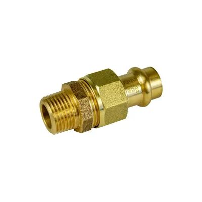 PIPETEC - Kupfer Pressfitting Übergangsverschraubung 18mm - 1/2in - Rotguss PIPETEC - Kupfer Pressfitting Übergangsverschraubung 18mm - 1/2in - Rotguss