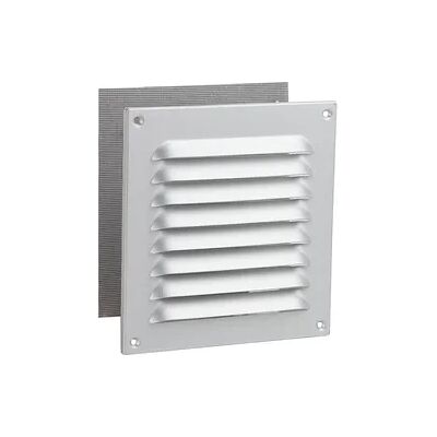 UPMANN Wetterschutzgitter,Alu eloxiert 200x200 mm mit Insektenschutz Schrauben und Dübeln UPMANN Wetterschutzgitter,Alu eloxiert 200x200 mm mit Insektenschutz Schrauben und Dübeln
