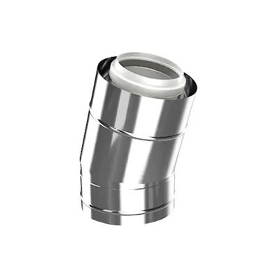 Bosch Abgasbogen konzentrisch DN80/125 Edelstahl 15° Bosch Abgasbogen konzentrisch DN80/125 Edelstahl 15°