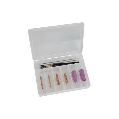 Verschleißteilebox GYS für WIG-Brenner SR 17 & SR 26 Verschleißteilebox GYS für WIG-Brenner SR 17 & SR 26