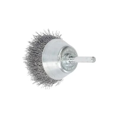 Flächenbürste Lessmann ø: 50mm mit 6,0mm Schaft Stahldraht gewellt: 0,30mm Flächenbürste Lessmann ø: 50mm mit 6,0mm Schaft Stahldraht gewellt: 0,30mm