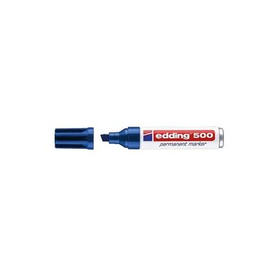 Permanentmarker 500 Edding Strichbreite 2 - 7 mm, Keilspitze, blau Permanentmarker 500 Edding Strichbreite 2 - 7 mm, Keilspitze, blau