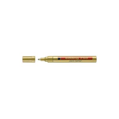 Lackmarker 750 Edding Strichbreite 2 - 4 mm, Rundspitze, gold Lackmarker 750 Edding Strichbreite 2 - 4 mm, Rundspitze, gold