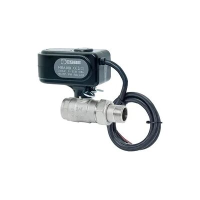 2-Wege-Elektrokugelhahn ESBE Typ MBA 124 für 230 V mit Kvs 60, DN 25 (1'') IG x AG 2-Wege-Elektrokugelhahn ESBE Typ MBA 124 für 230 V mit Kvs 60, DN 25 (1'') IG x AG