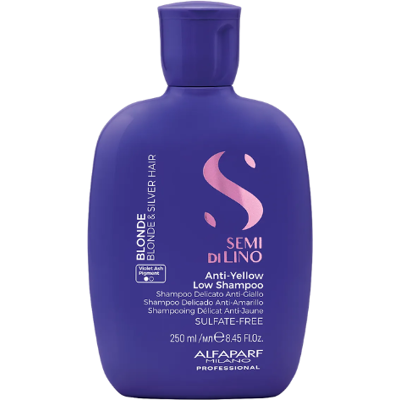 Alfaparf Milano Semi Di Lino Blonde & Silver Low Shampoo - Blond & Silber - 250ml Alfaparf Milano Semi Di Lino Blonde & Silver Low Shampoo - Blond & Silber - 250ml