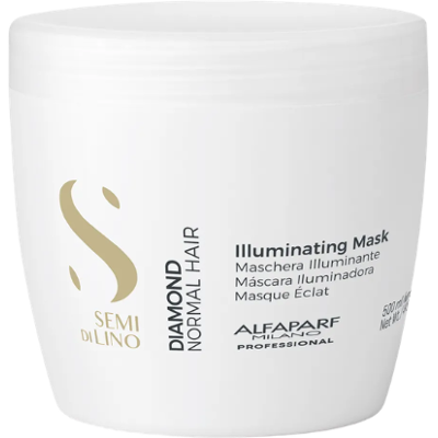 Alfaparf Milano Semi di Lino Diamond Aufhellende Maske (500 ml) Alfaparf Milano Semi di Lino Diamond Aufhellende Maske (500 ml)