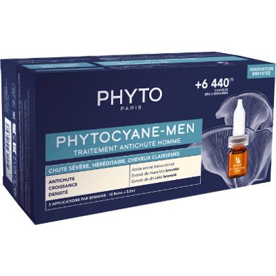 Phyto Phytocyane-Männer Anti-Haarausfall-Behandlung - 12 Ampullen Phyto Phytocyane-Männer Anti-Haarausfall-Behandlung - 12 Ampullen