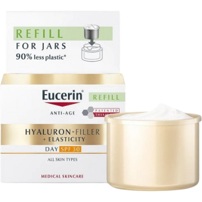 Eucerin Hyaluron-Filler + Elasticity Day Cream SPF30 Refill 50ml Eucerin Hyaluron-Filler + Elasticity Day Cream SPF30 Refill 50ml