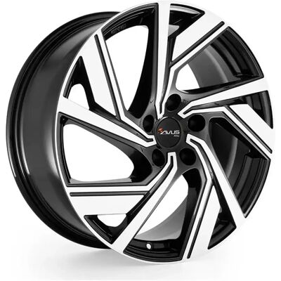 Avus AC-521 19-Zoll Schwarzes Poliert Alloy Rad Avus AC-521 19-Zoll Schwarzes Poliert Alloy Rad
