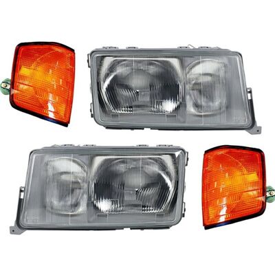 NP24 Scheinwerfer Set Blinker passend für Mercedes W201 H4 H3 lin. re. 190 82 bis 93 NP24 Scheinwerfer Set Blinker passend für Mercedes W201 H4 H3 lin. re. 190 82 bis 93