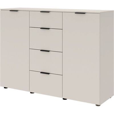 Die Möbelfundgrube Kommode mit 4 Schubladen Beige-Kaschmir 135 x 40 cm - LINZ Die Möbelfundgrube Kommode mit 4 Schubladen Beige-Kaschmir 135 x 40 cm - LINZ