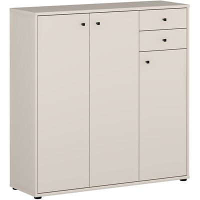 Die Möbelfundgrube Kommode mit Schubladen beige 111 cm - TEMPRA Die Möbelfundgrube Kommode mit Schubladen beige 111 cm - TEMPRA