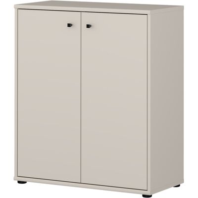 Die Möbelfundgrube Kommode beige 86 cm - 2-türig - TEMPRA Die Möbelfundgrube Kommode beige 86 cm - 2-türig - TEMPRA
