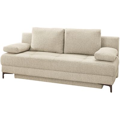 Die Möbelfundgrube Schlafsofa Bettkasten Dauerschläfer beige Federkern 205 cm - FELIX Die Möbelfundgrube Schlafsofa Bettkasten Dauerschläfer beige Federkern 205 cm - FELIX