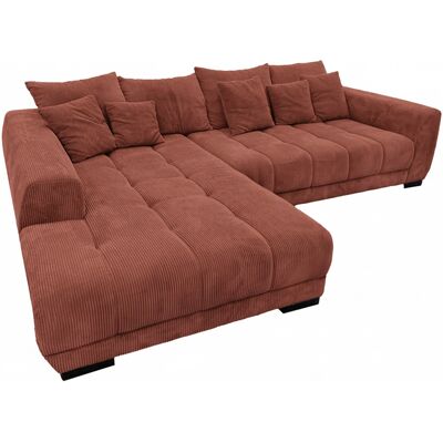 Massivart Ecksofa Cord rost 300 x 215 cm - OT links - ARTEMIS Massivart Ecksofa Cord rost 300 x 215 cm - OT links - ARTEMIS