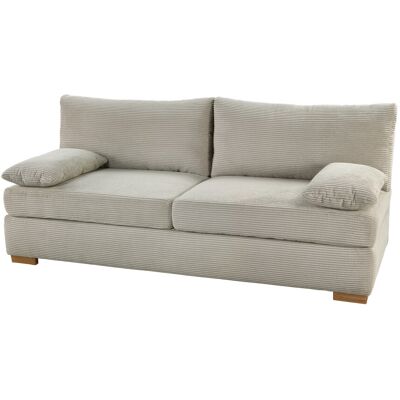 Die Möbelfundgrube Schlafsofa Dauerschläfer Bettkasten grau-beige 201 cm - DERBY Die Möbelfundgrube Schlafsofa Dauerschläfer Bettkasten grau-beige 201 cm - DERBY