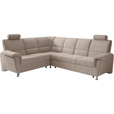 Die Möbelfundgrube Ecksofa braun Schlaffunktion Bettkasten 271 x 224 cm - VELARO Die Möbelfundgrube Ecksofa braun Schlaffunktion Bettkasten 271 x 224 cm - VELARO