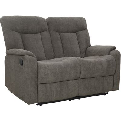 Die Möbelfundgrube Einzelsofa 2-Sitzer grau 134 cm - mit Relaxfunktion - SERIO Die Möbelfundgrube Einzelsofa 2-Sitzer grau 134 cm - mit Relaxfunktion - SERIO