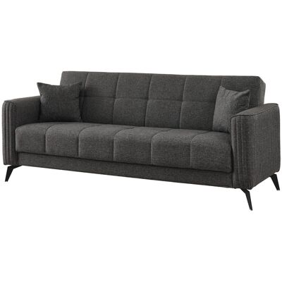 Die Möbelfundgrube Einzelsofa 3-Sitzer mit Schlaffunktion 220 cm anthrazit - BELSAMO Die Möbelfundgrube Einzelsofa 3-Sitzer mit Schlaffunktion 220 cm anthrazit - BELSAMO
