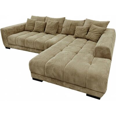Massivart Ecksofa Cord grün 300 x 215 cm - OT rechts - ARTEMIS Massivart Ecksofa Cord grün 300 x 215 cm - OT rechts - ARTEMIS