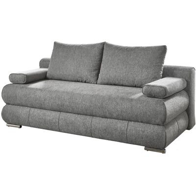 Die Möbelfundgrube Schlafsofa grau Bettkasten ausziehbar Federkern 199 cm - BORNA Die Möbelfundgrube Schlafsofa grau Bettkasten ausziehbar Federkern 199 cm - BORNA