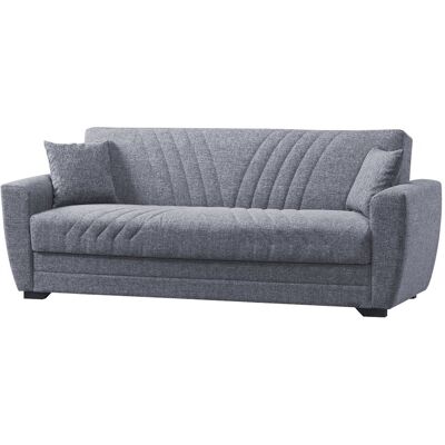 Die Möbelfundgrube Einzelsofa grau Schlaffunktion ausziehbar 3-Sitzer 231 cm - ACUN Die Möbelfundgrube Einzelsofa grau Schlaffunktion ausziehbar 3-Sitzer 231 cm - ACUN